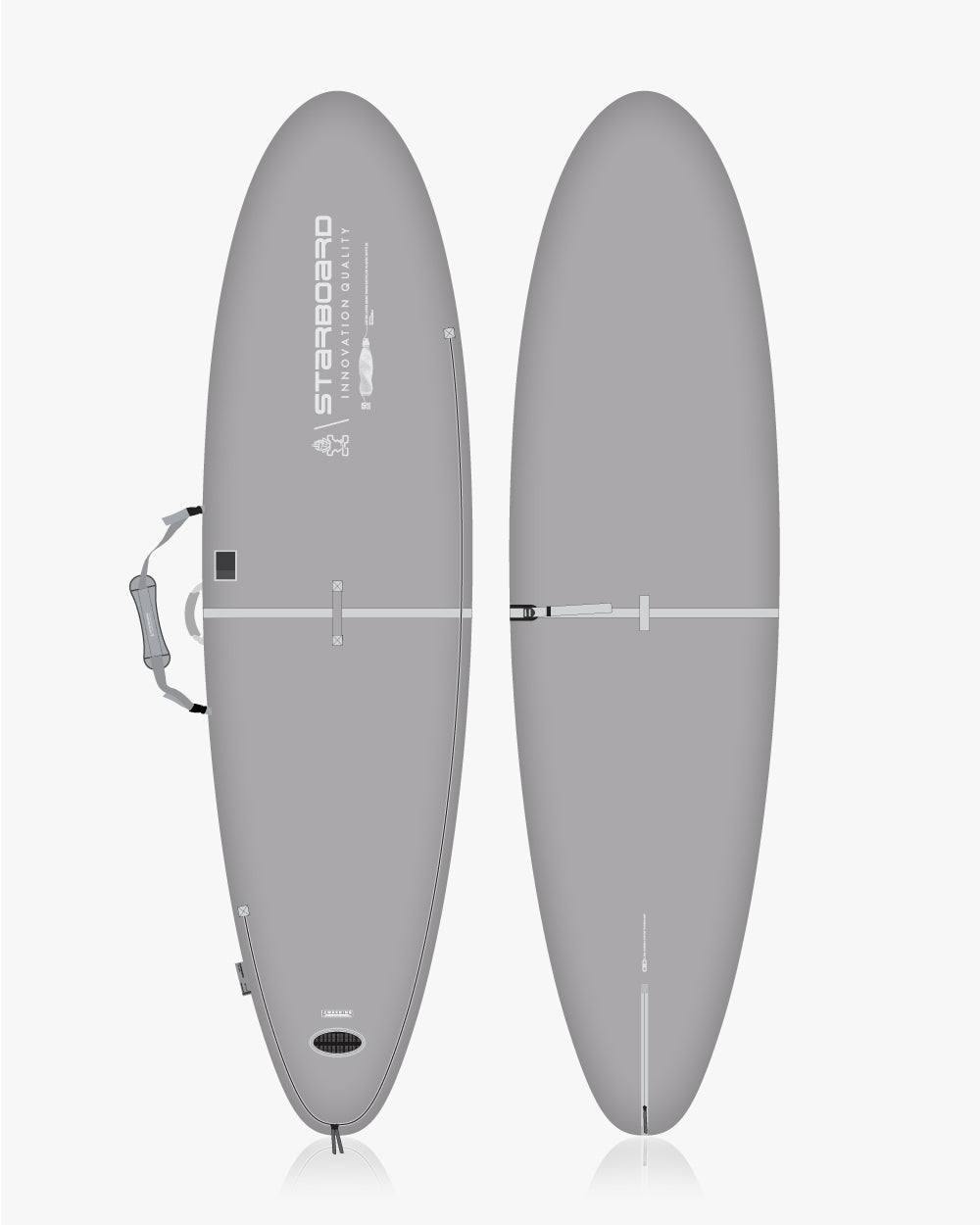Starboard SUP Bag GO 12'0 x 34 2026 3D render