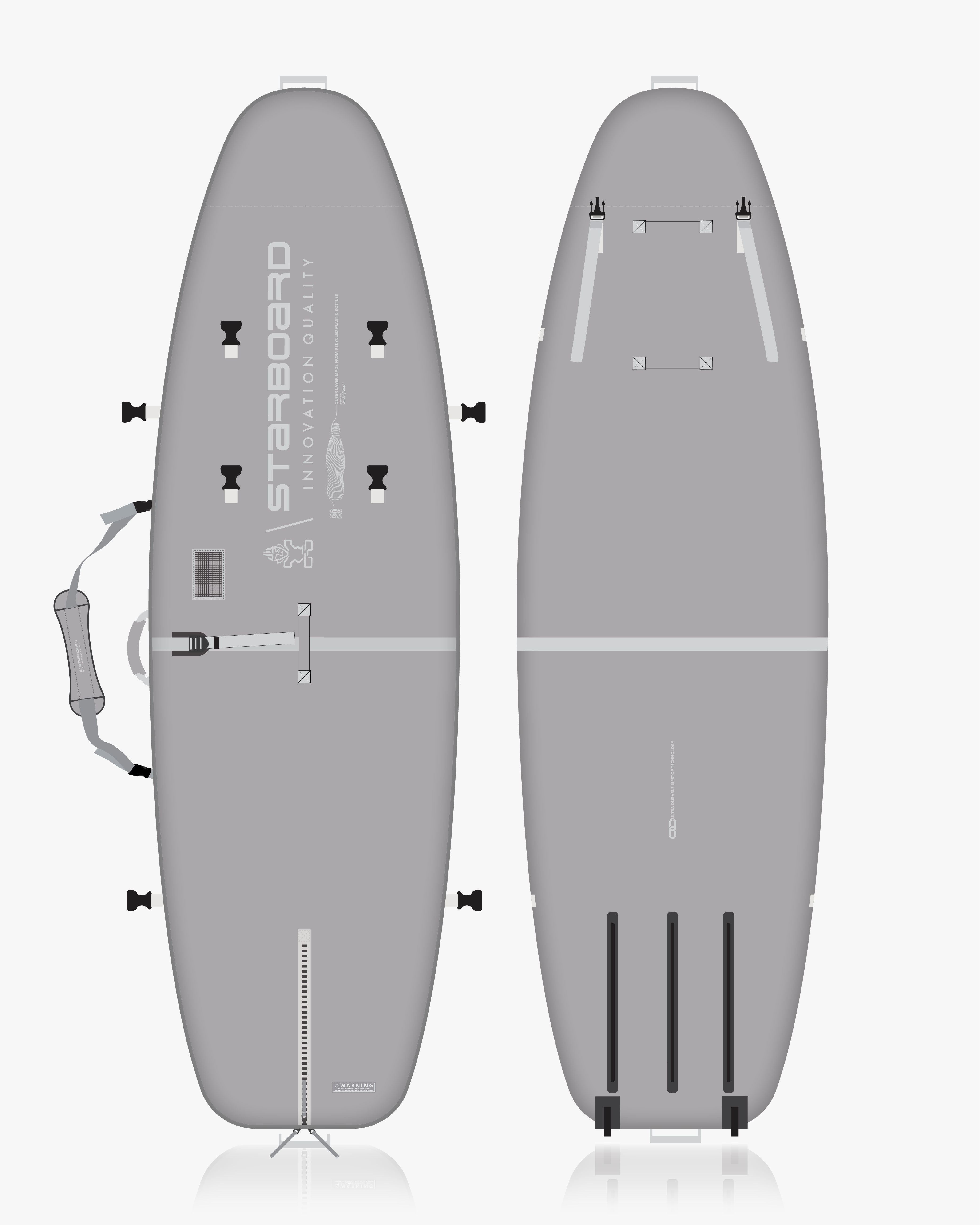 Starboard SUP Bag SUP Wheel Triple Bag 6'9-9'5 x 33 2026 product photo