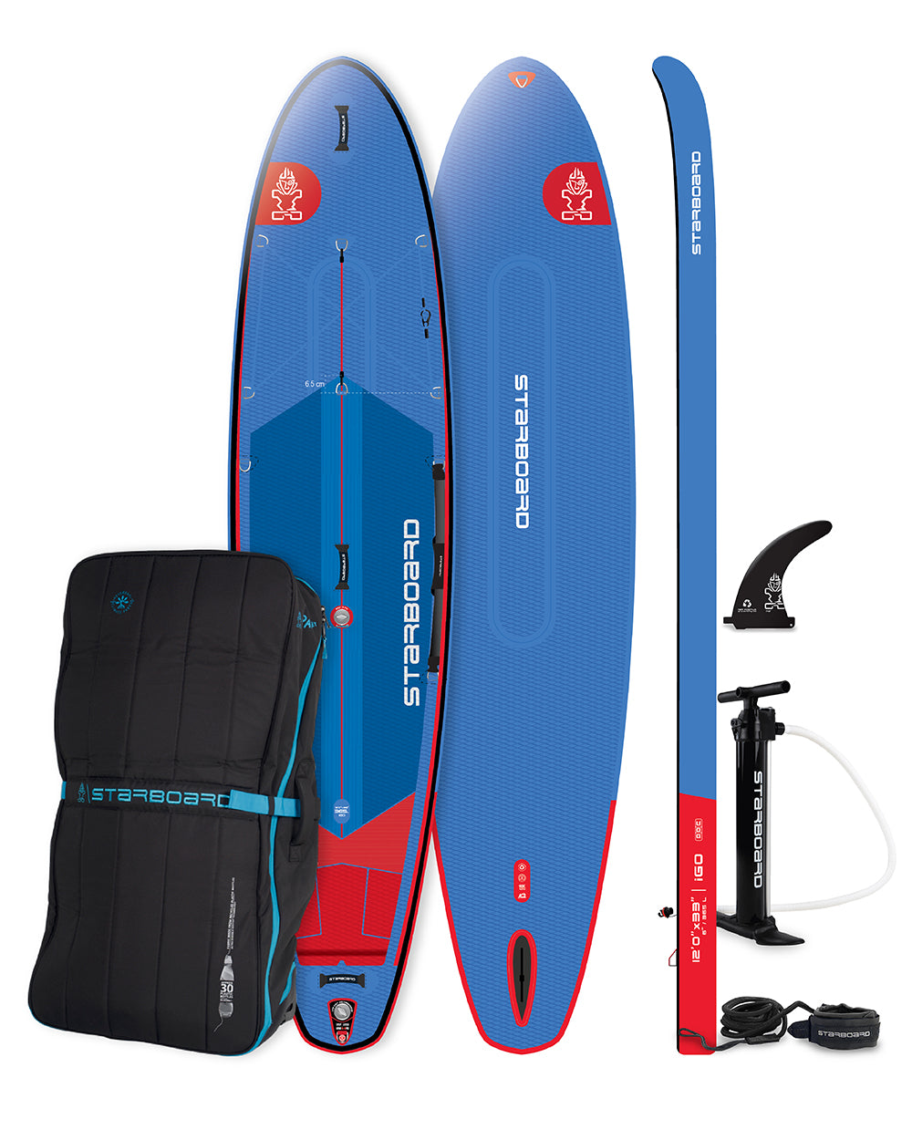 Starboard Inflatable SUP iGO 2025 3D render (1)