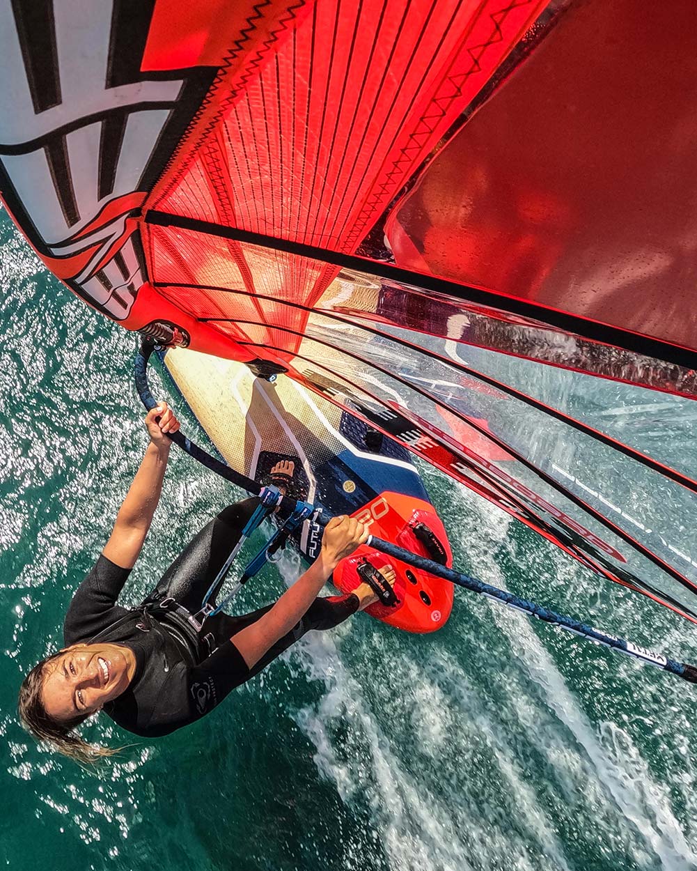 Starboard Windsurf Board Futura 2025 action shot (2)