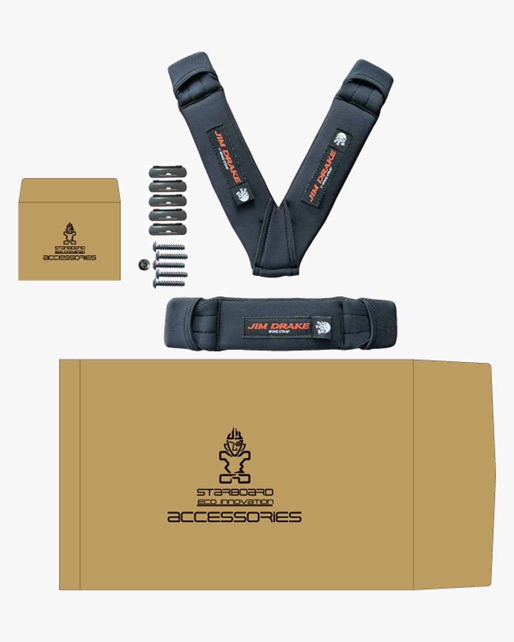 Starboard Windsurf Accessory V-strap Yulex – Set of incl. Hardware complete package