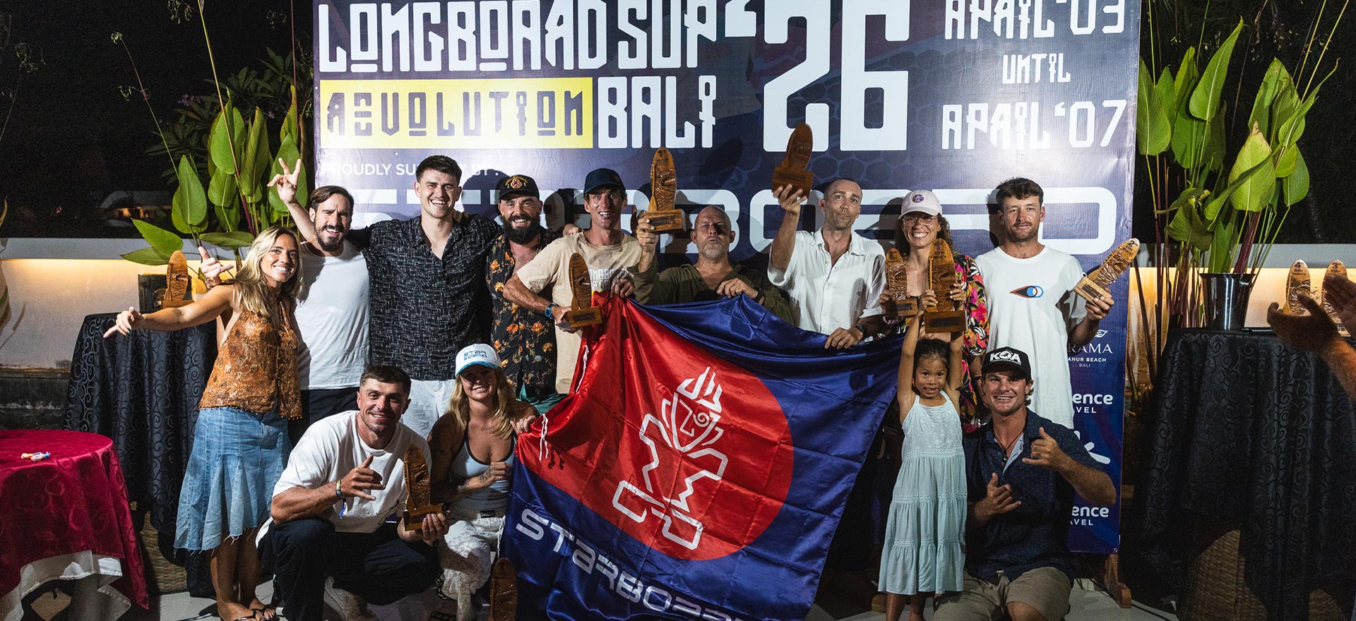Team Starboard claims victory at the 2026 Bali Longboard SUP Revolution