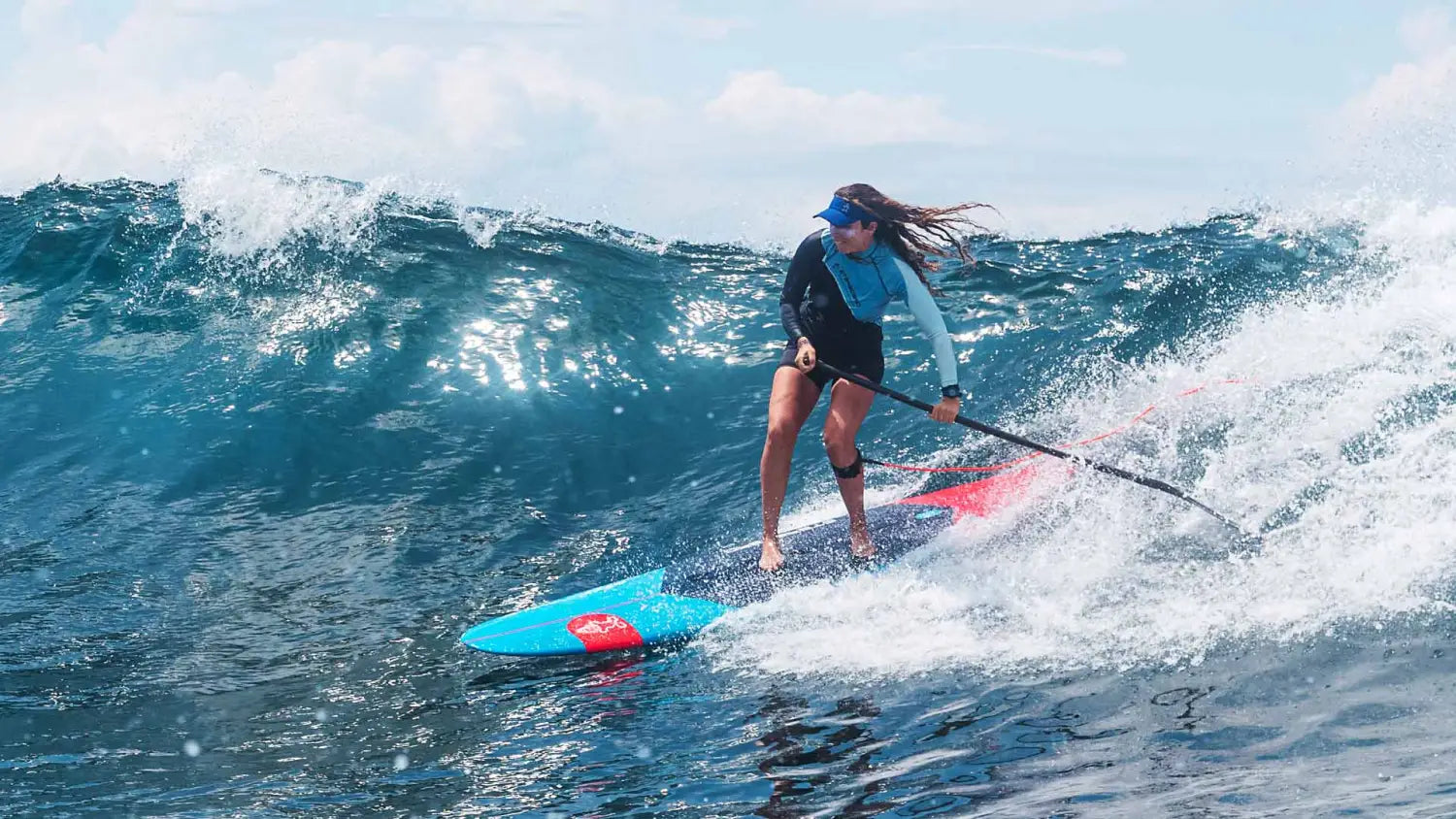 Longboard SUP Action