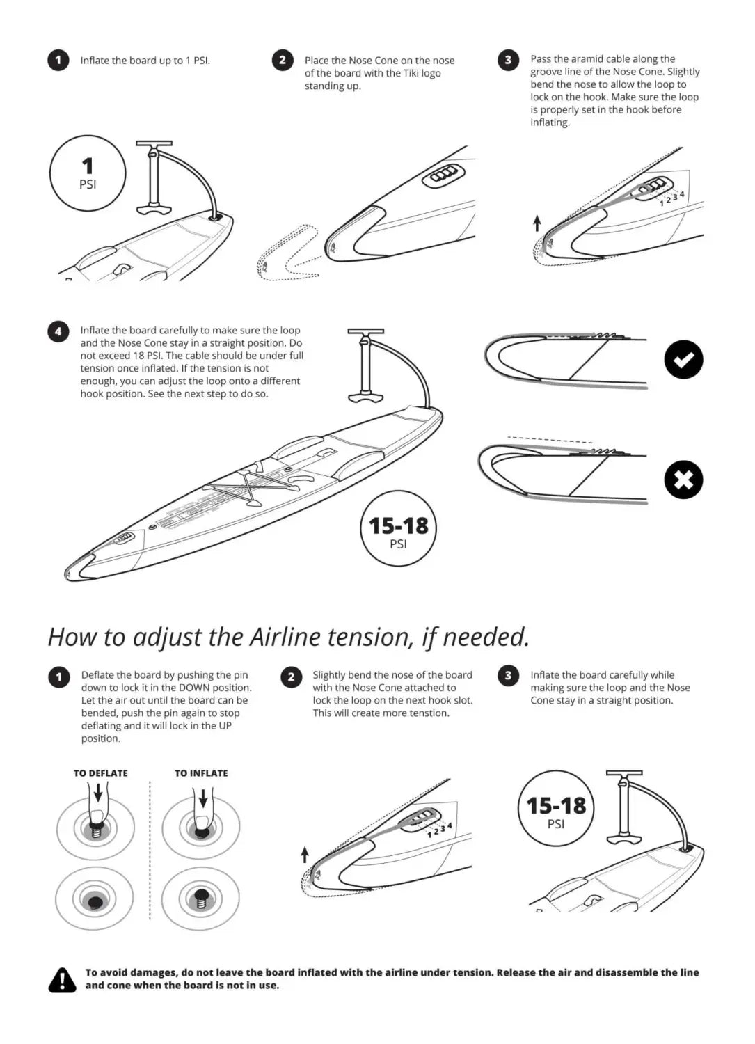 Race Inflatable Range User Guide