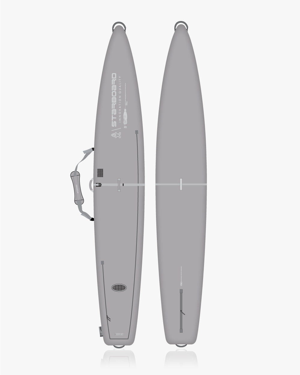 Starboard SUP Bag Race Bag Gen R 2026 3D render