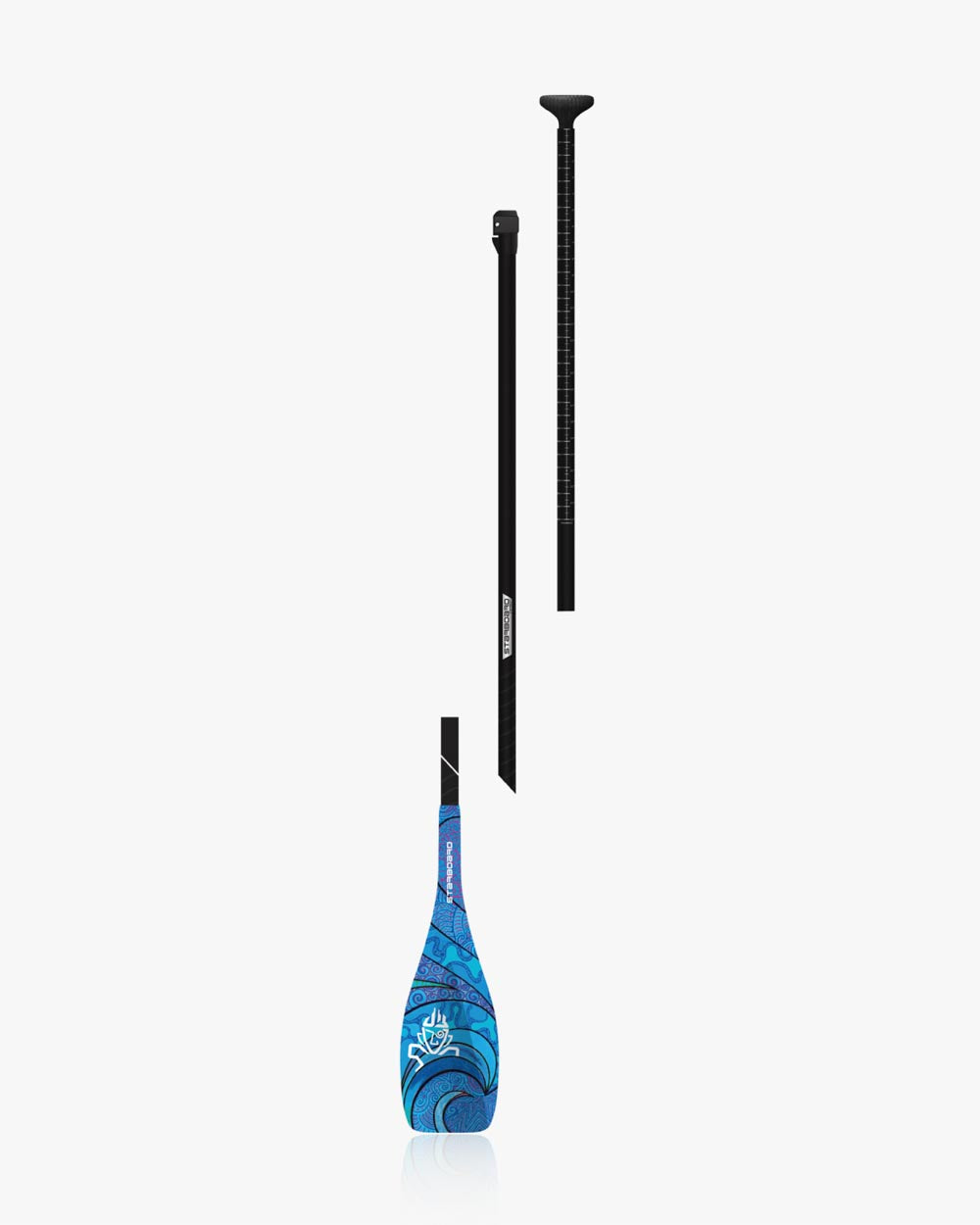 Starboard SUP Paddle Lima Tiki Tech Wave 2024 3D render