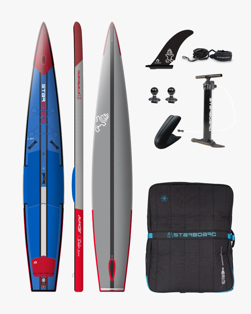 Starboard Inflatable SUP Sprint 2024 3D render