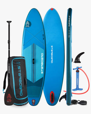 Starboard Inflatable SUP iGO Board with Paddle 2025 3D render