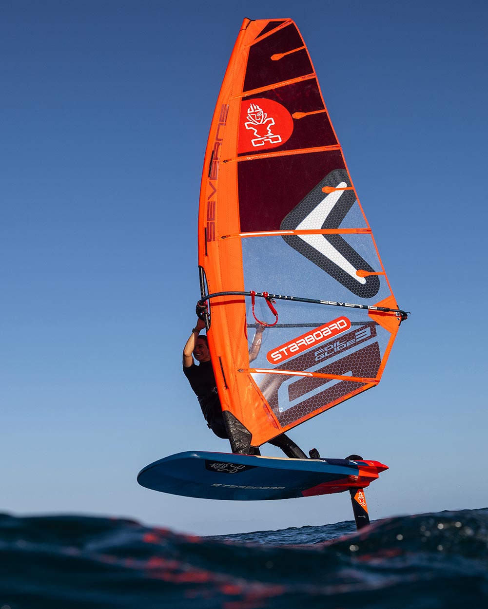Starboard Windsurf Board Foil FreeRide 2025 action shot (3)