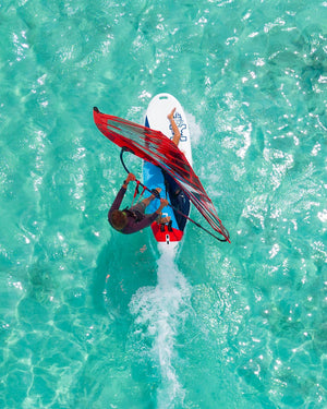 Starboard Windsurf Board GO Windsurfer Board 2024 action shot (2)