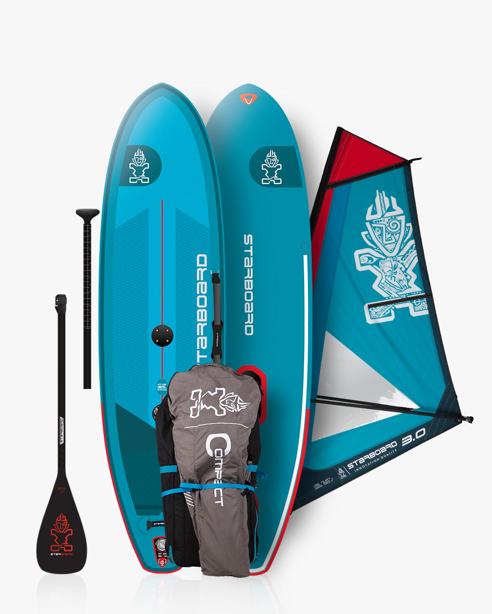 Starboard Windsurf Board Waterman Package Kids complete package
