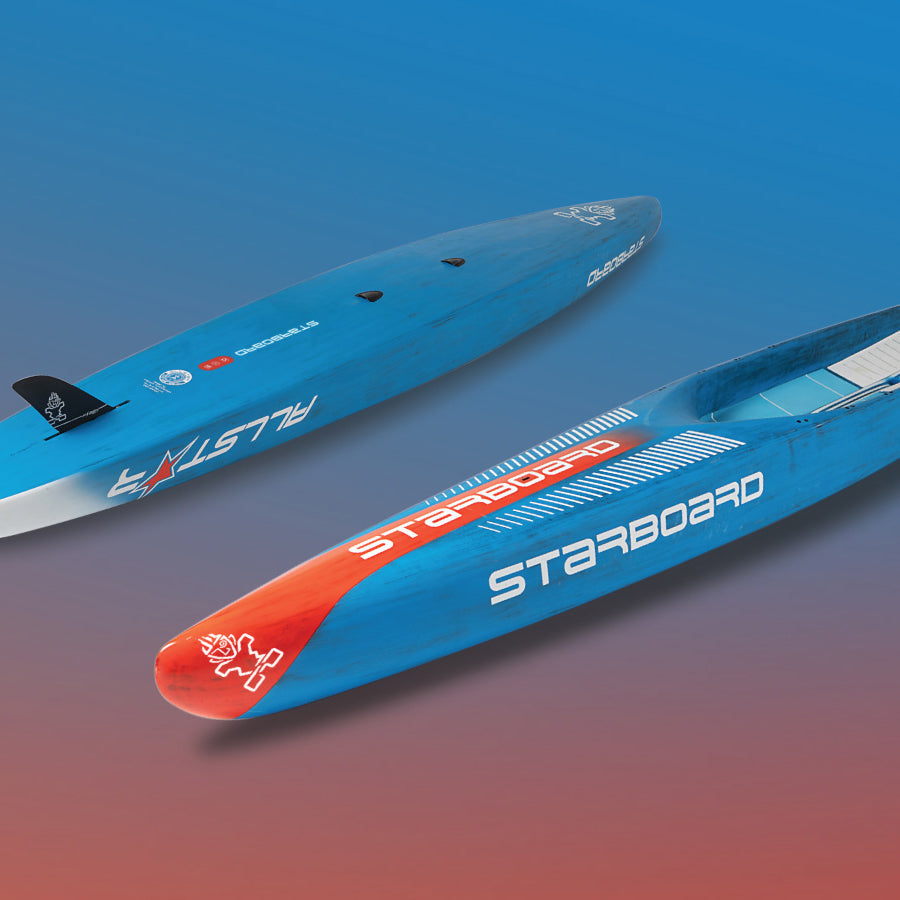 Starboard Paddleboarding Thumb Construction Blue Carbon Sandwich