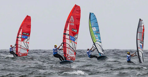 The Starboard riders on top of the Wave and Slalom division at the PWA Sylt